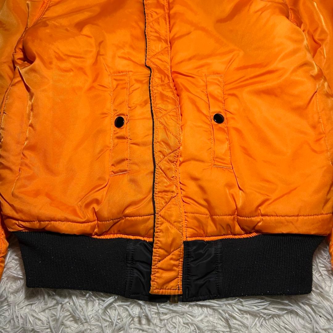 90s alpha industries ma-1 フライトジャケット　ブラック