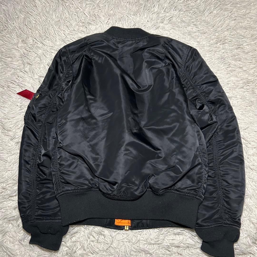 90s alpha industries ma-1 フライトジャケット　ブラック