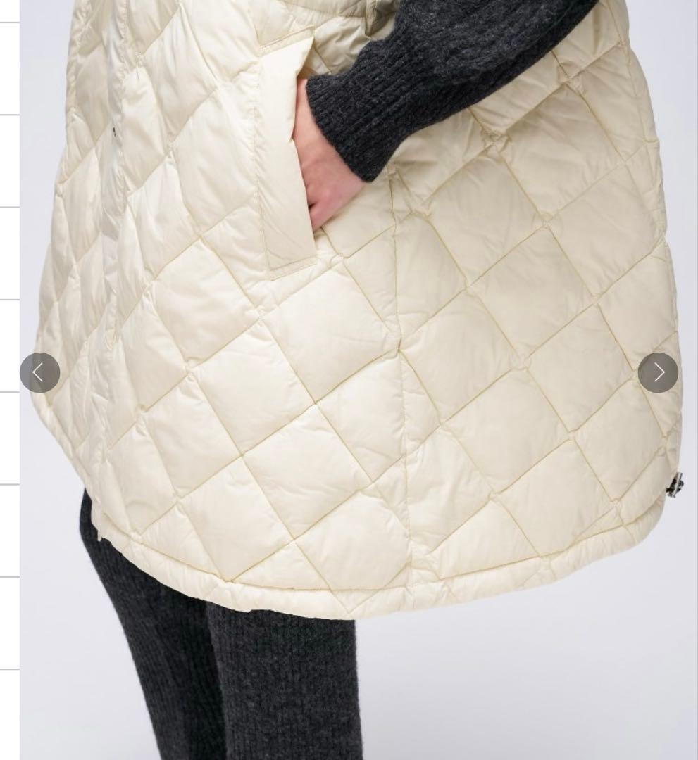 YUI新品タグ付　TAION 【洗える】シティ　ダウンケープ　今季完売品