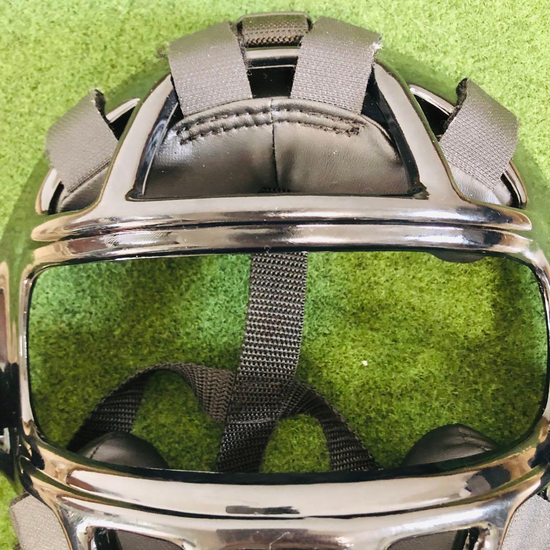 キャッチャーマスク　スロートガード付き　ヘルメット　ソフトボール