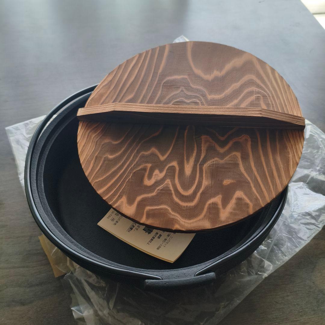 南部鉄器　鍋　盛栄堂　木蓋付き　鳳文堂　志おり　鉄皿プレート　鉄鍋　4個セット