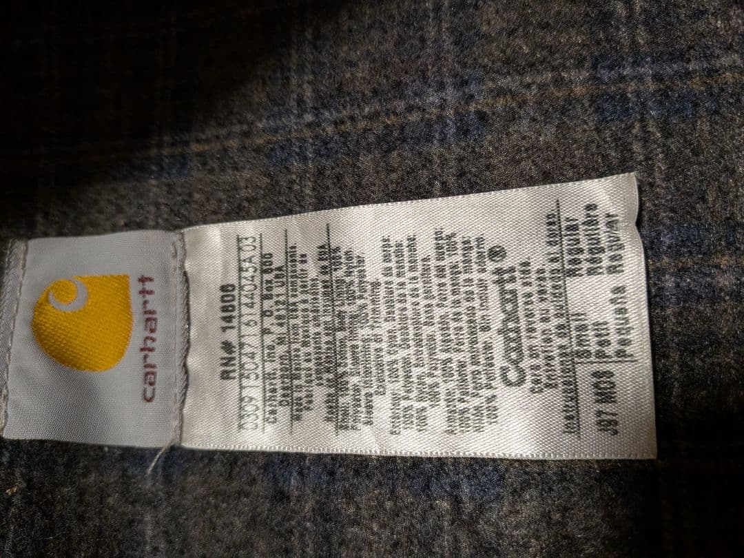 カーハートデトロイトジャケットj97 mos　モスグリーン　S seize