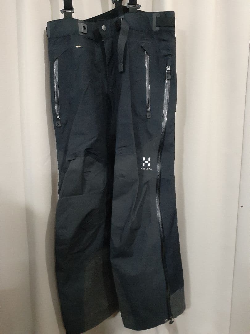 ホグロフス HAGLOFS GORETEX PRO ビブパンツ 黒