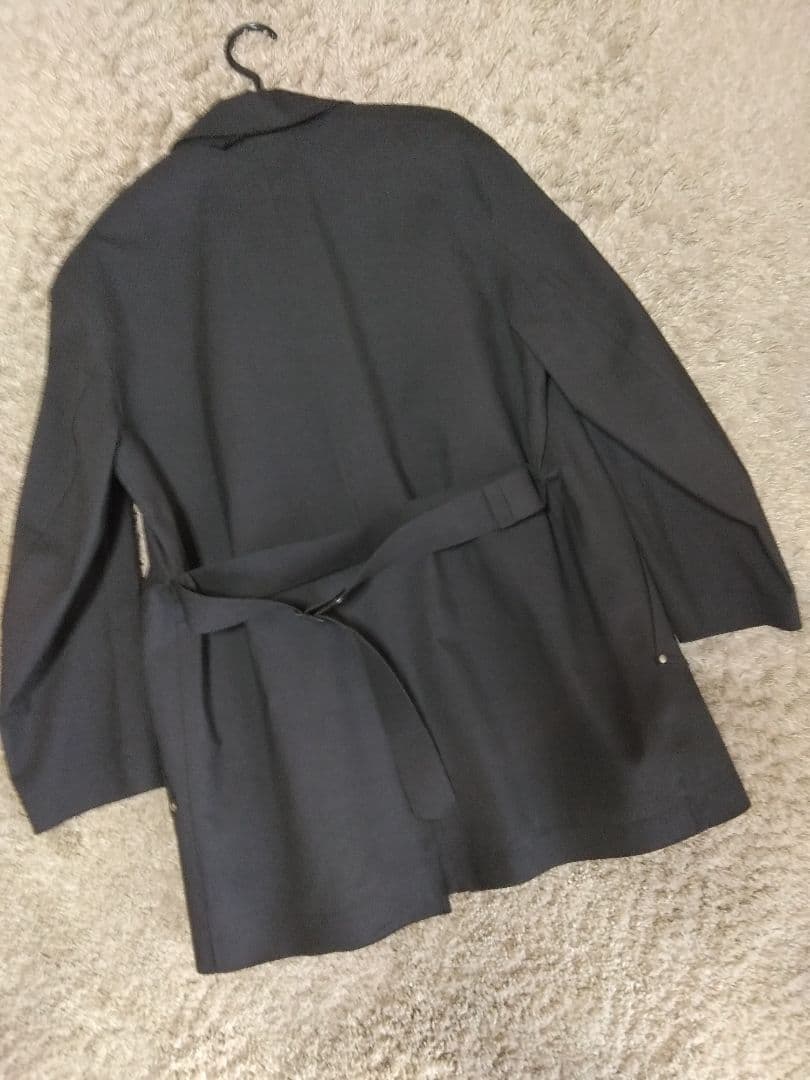 HERMES マルジェラ期×Macintosh　ゴム引き　ショートトレンチコート