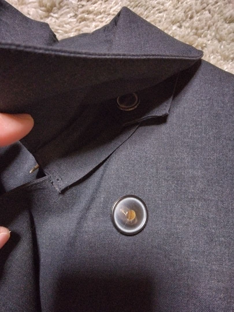 HERMES マルジェラ期×Macintosh　ゴム引き　ショートトレンチコート