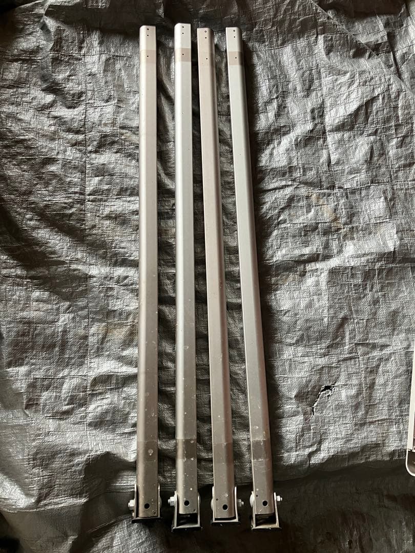 オーケー器材 K-AW6HL (80kg×2台) アルミ製　エアコン室外機置き台