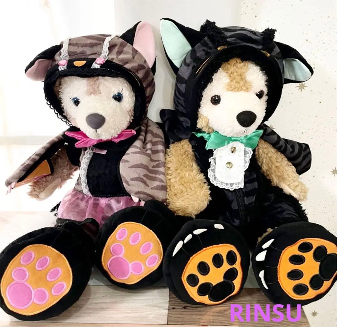 Disney Sea ハロウィン　ダッフィー シェリーメイ　ぬいぐるみ付き