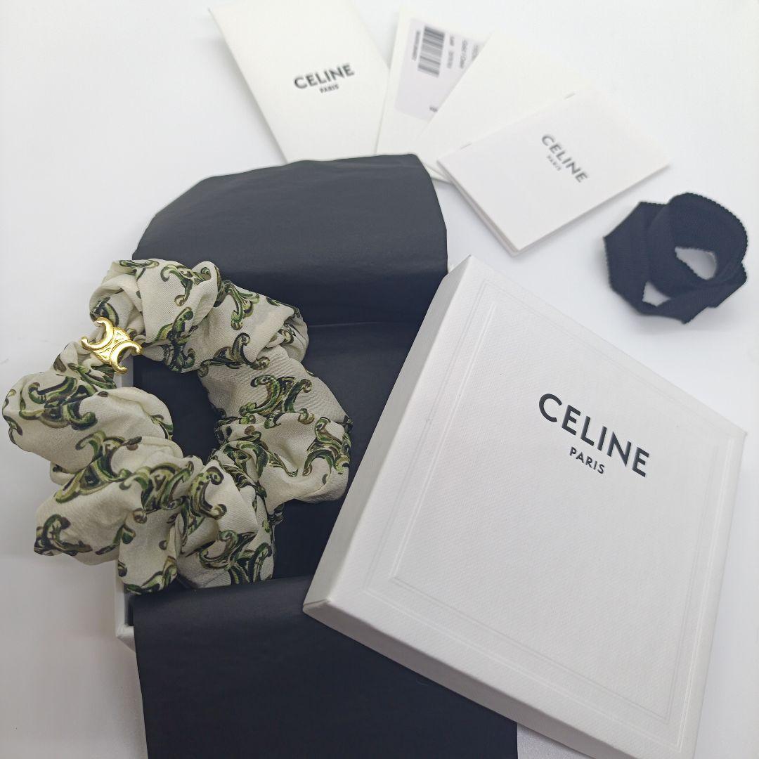CELINE シュシュ ヘアゴム　正規品