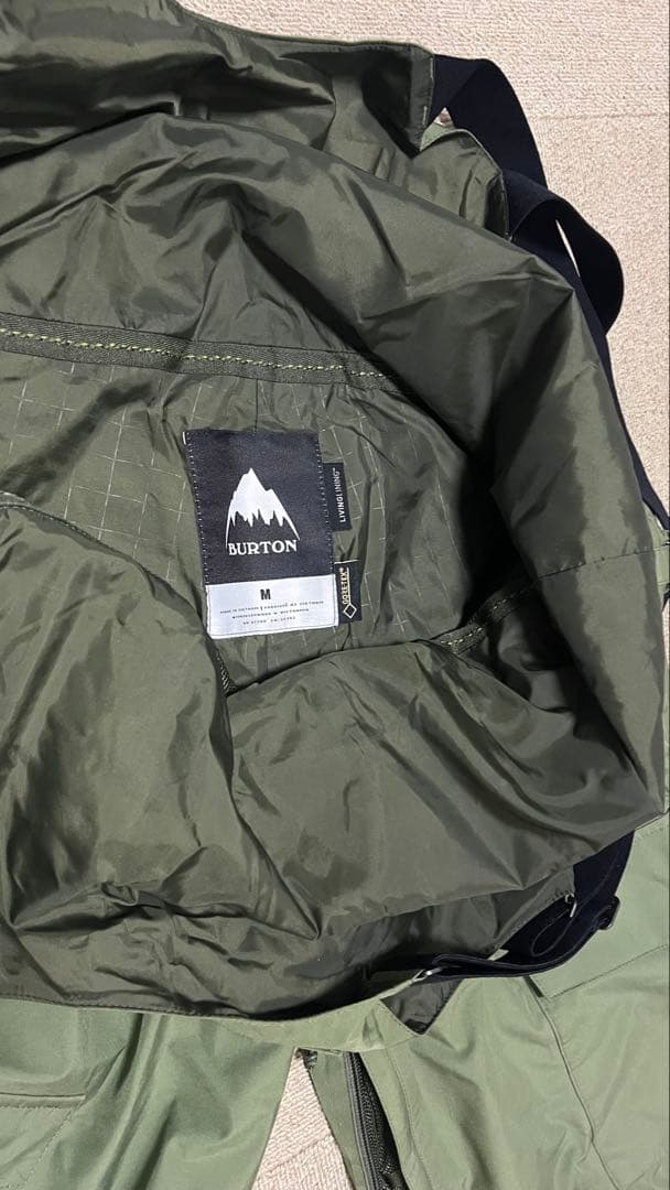 【kai】BURTON GORE-TEX ビブパンツ Mサイズ