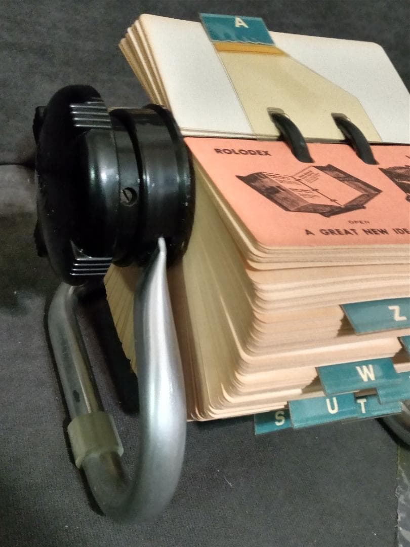 ROLODEX　ROTARY CARD FILE回転式卓上カードホルダー住所録