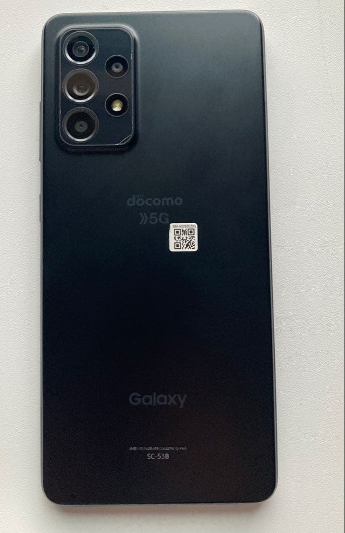 スマートフォン本体 docomo SC-53B Galaxy A52 5G 128GB BLACK