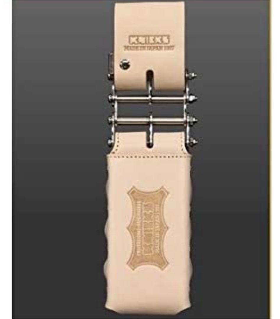 ニックス KNS-100LDX-3総ヌメ革3連結チェーンタイプ鳶レベルホルダー茶