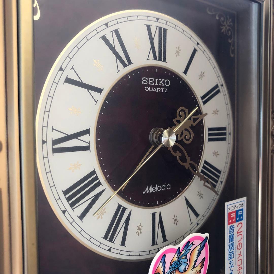 【動作確認済】SEIKO クォーツクロック Melodia メロディア 置時計