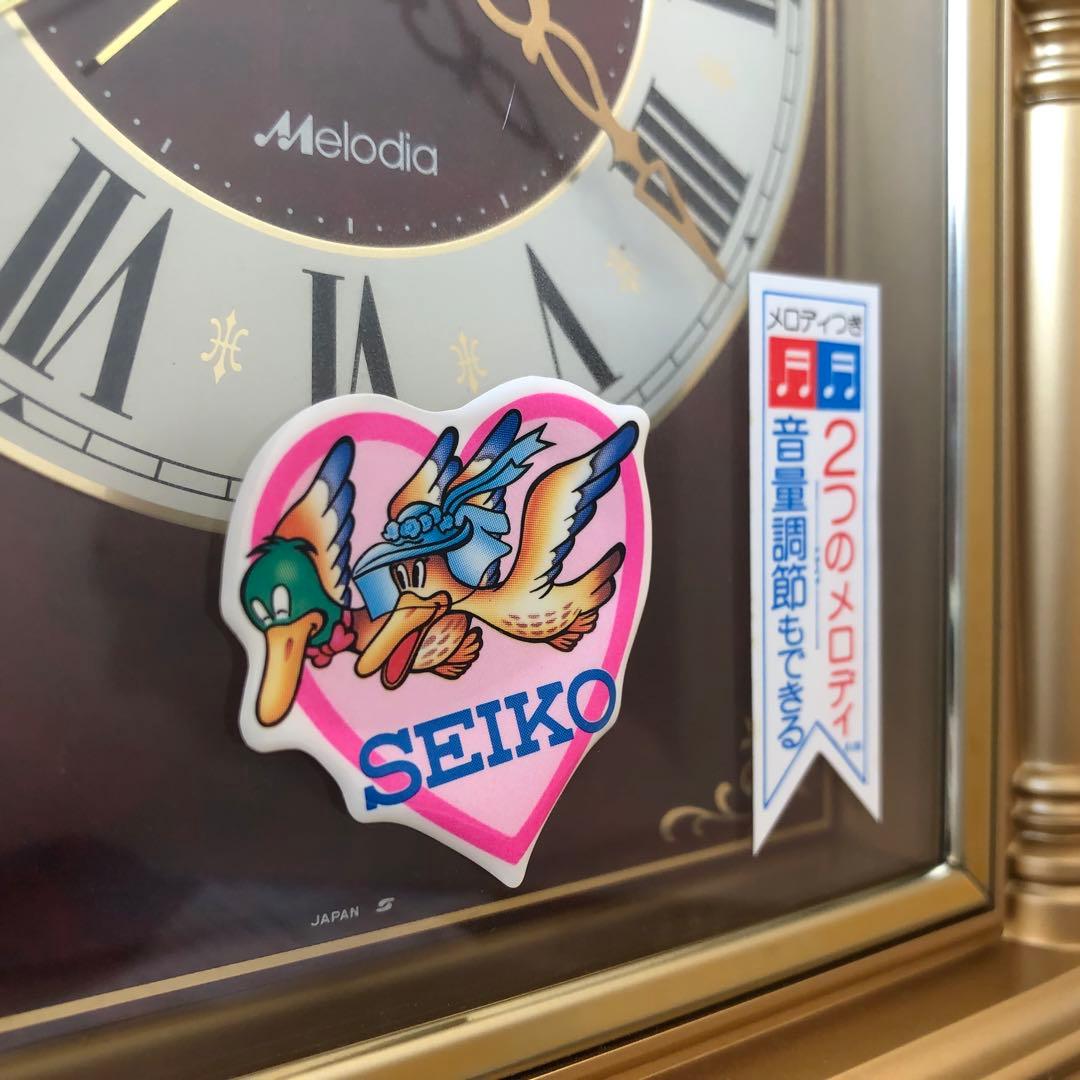【動作確認済】SEIKO クォーツクロック Melodia メロディア 置時計