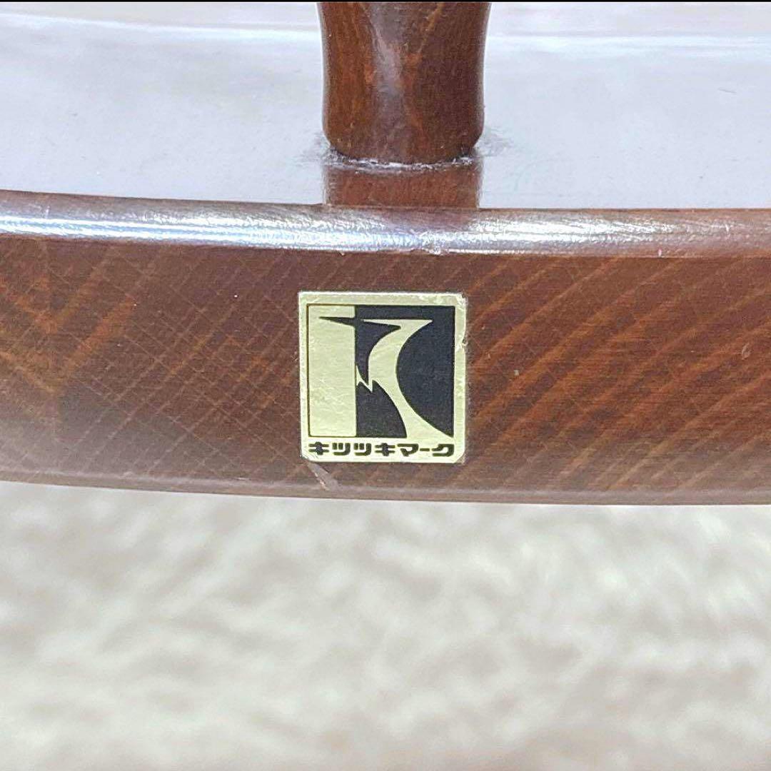 飛騨産業 ウィンザーチェア アーム ダイニングチェア レトロ キツツキマーク ①