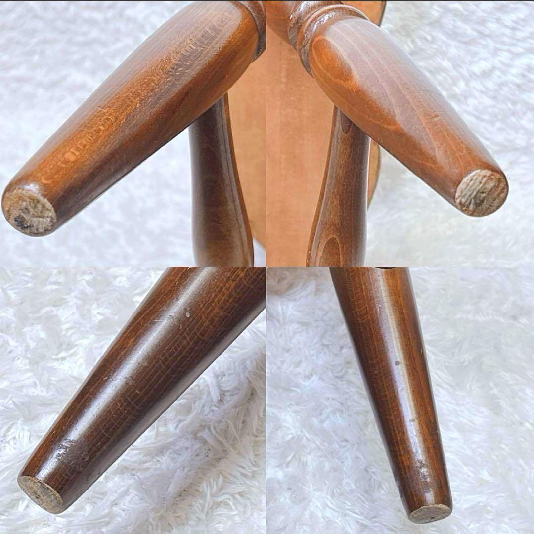 飛騨産業 ウィンザーチェア アーム ダイニングチェア レトロ キツツキマーク ①