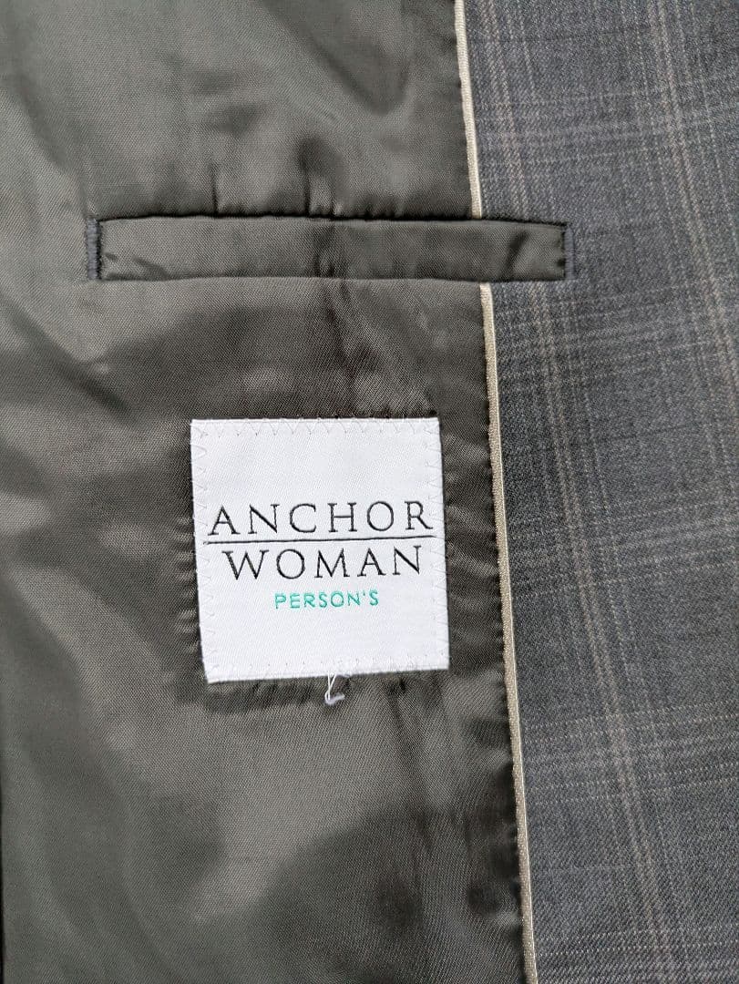 大きいサイズ ANCHOR WOMAN 21号&19号パンツスーツセットアップ
