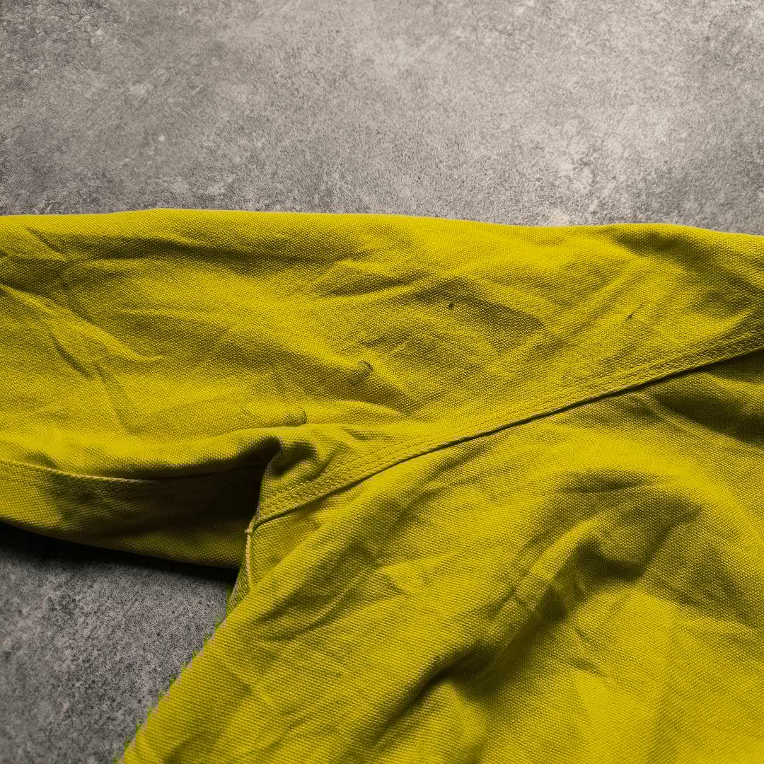 VLONEヴィーロンダック地アクティブジャケットグランジイエロー短丈フーディー