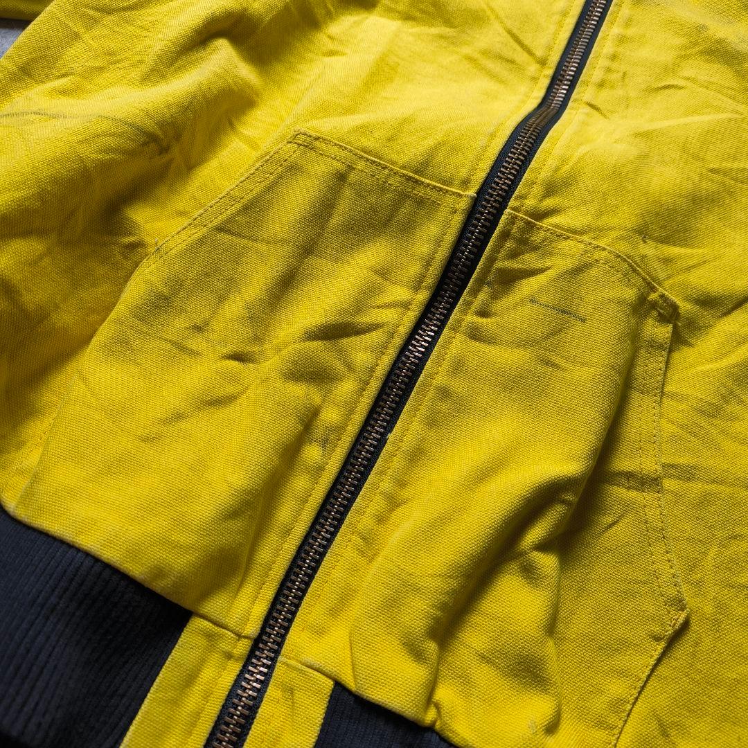 VLONEヴィーロンダック地アクティブジャケットグランジイエロー短丈フーディー