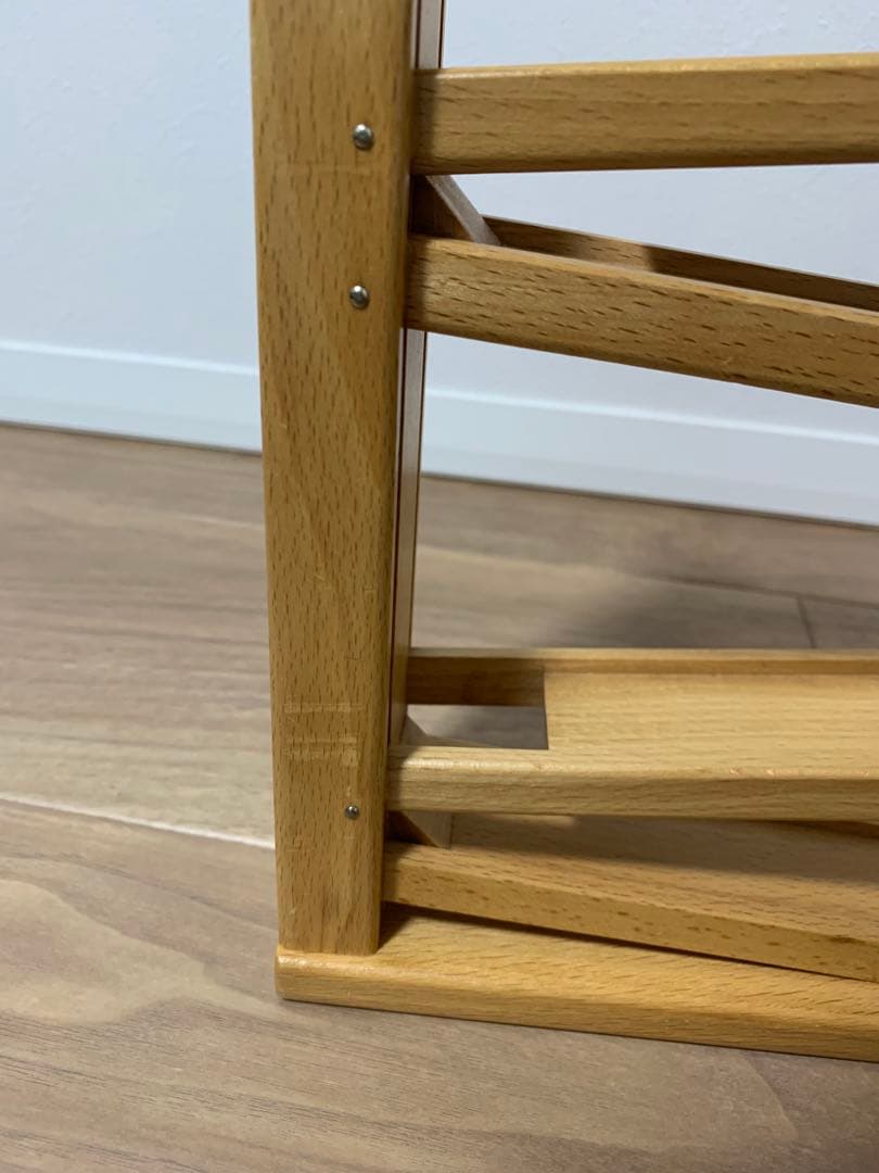 木のおもちゃ ベック社 ドイツ製 トレインカースロープ 知育玩具