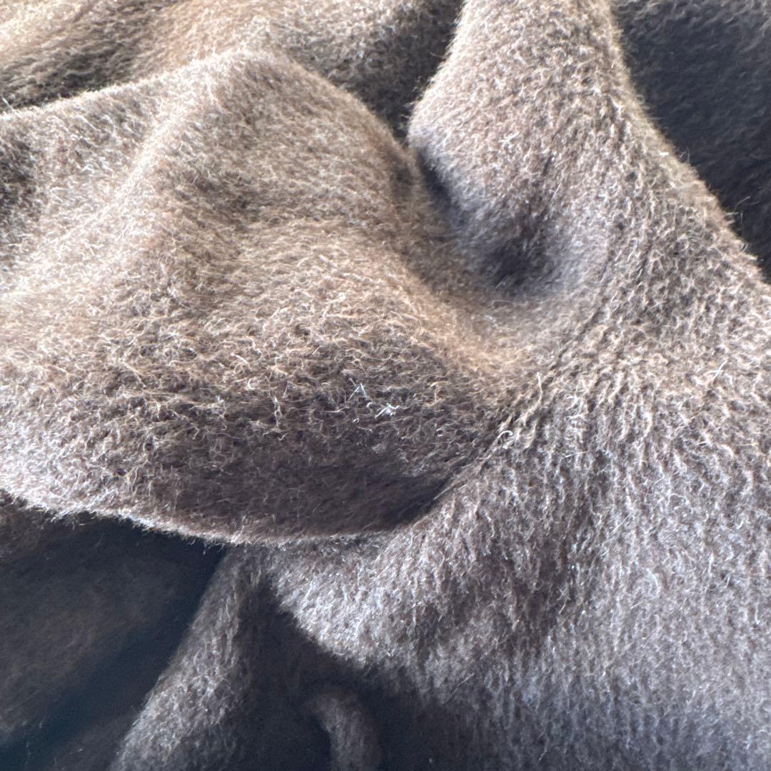 イタリア製 ヴィンテージアルパカ 100% カーディガン　オーバーサイズ　レトロ