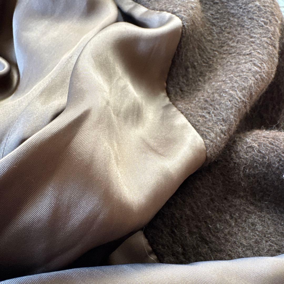 イタリア製 ヴィンテージアルパカ 100% カーディガン　オーバーサイズ　レトロ