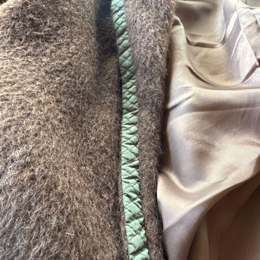 イタリア製 ヴィンテージアルパカ 100% カーディガン　オーバーサイズ　レトロ