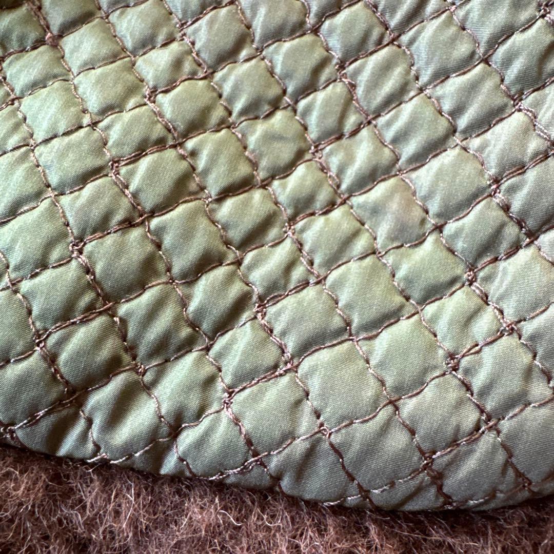 イタリア製 ヴィンテージアルパカ 100% カーディガン　オーバーサイズ　レトロ