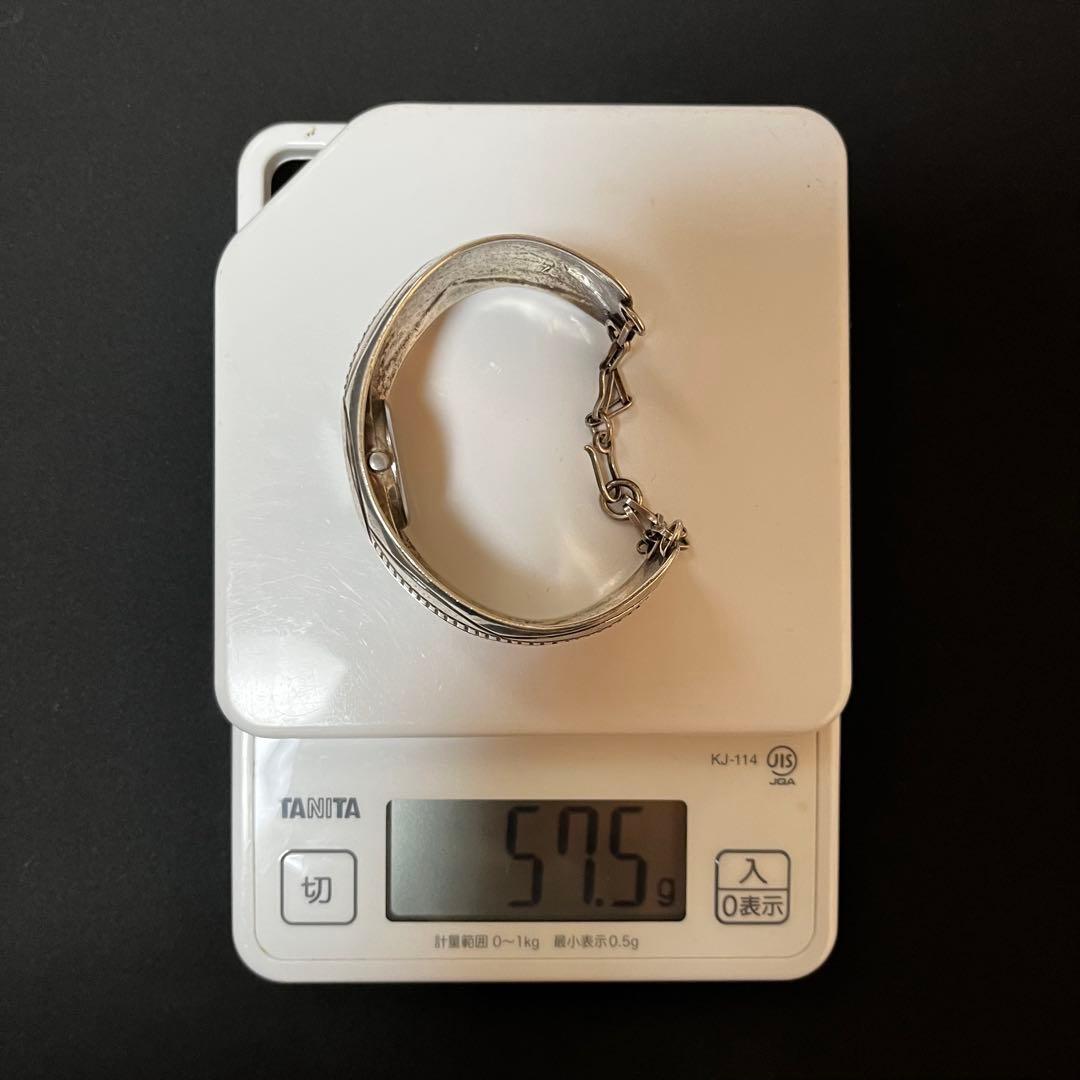 Carson B. バングルウォッチ スターリングシルバー ヴィンテージ ナバホ