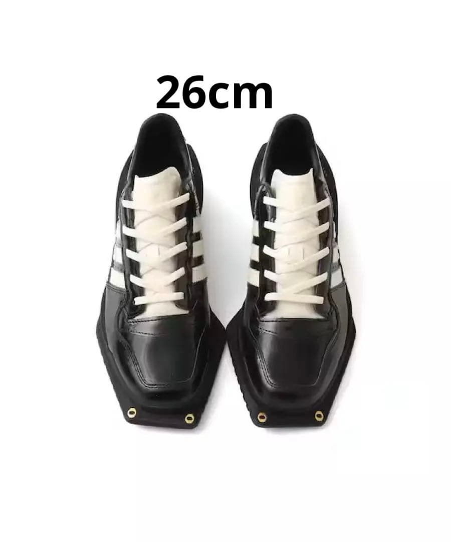 靴 adidas FORUM SQ W CBLACK/CREWHT/GOLDMT26