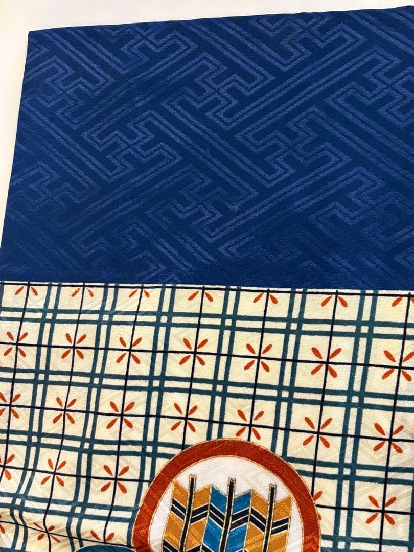 七五三 5歳 袴 羽織 紺 仙台平 M2506092