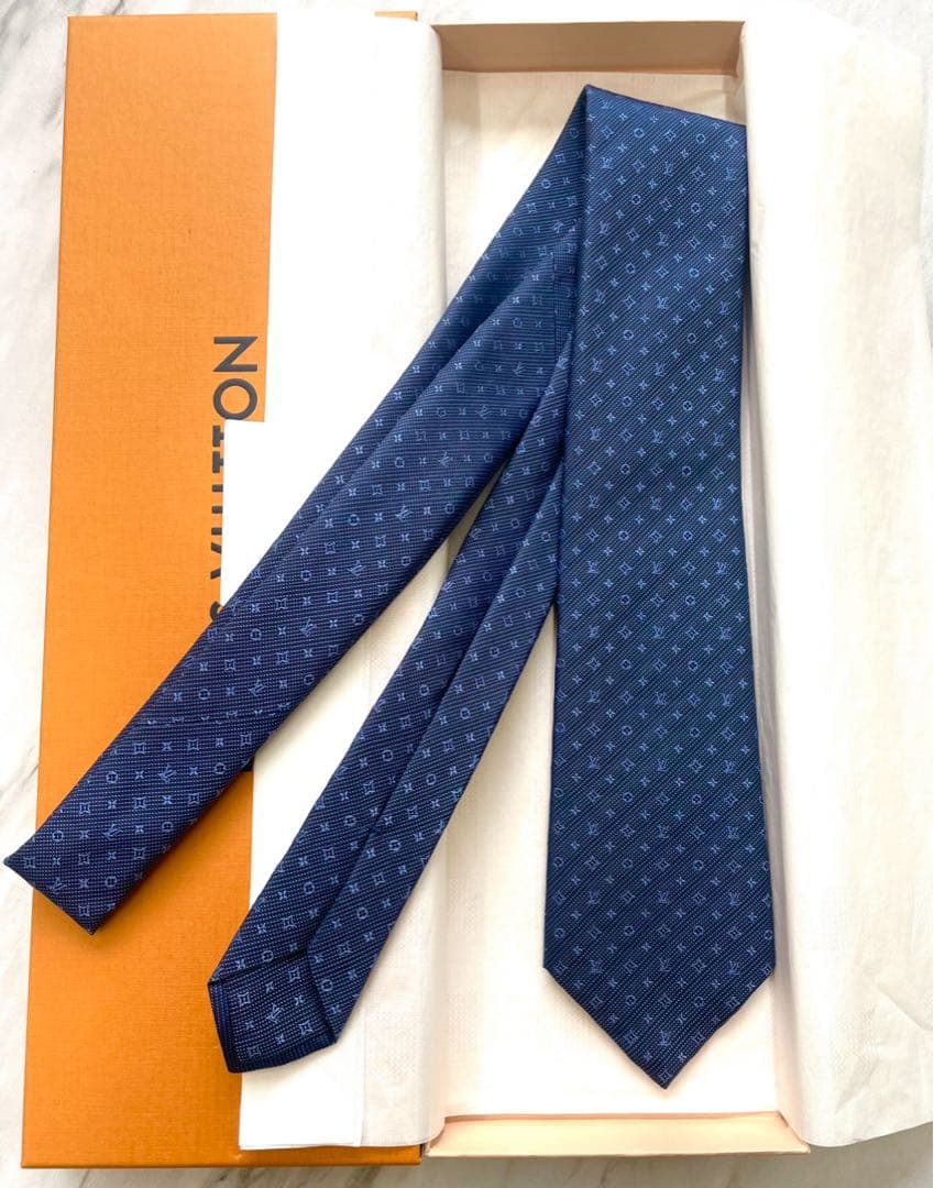 新品 ルイヴィトン ネクタイ ハイブランド モノグラム クラシック 現行