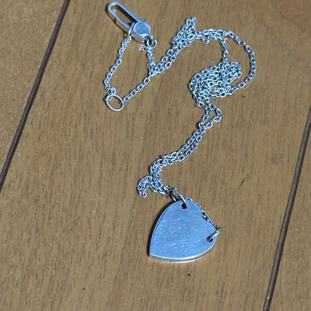 GUCCI シルバー925 ハート型 ネックレス