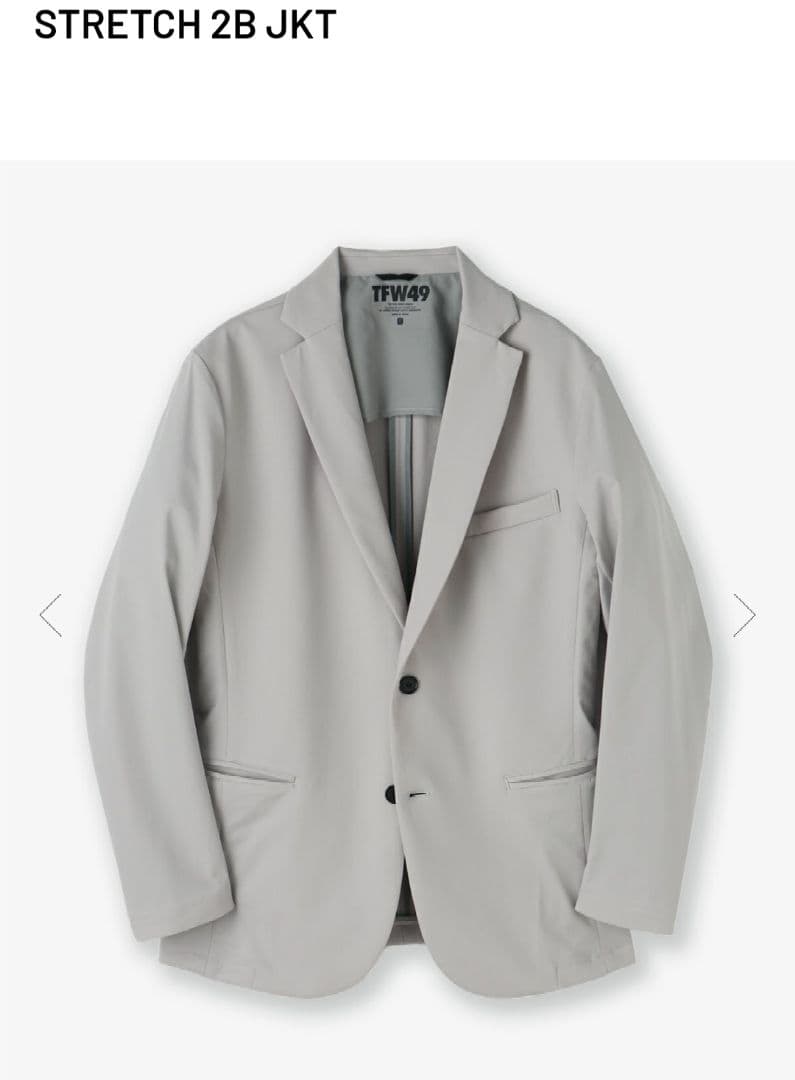 新品未使用　TFW49 グレー　ジャケット L 新品　　ゴルフ　WEB完売品