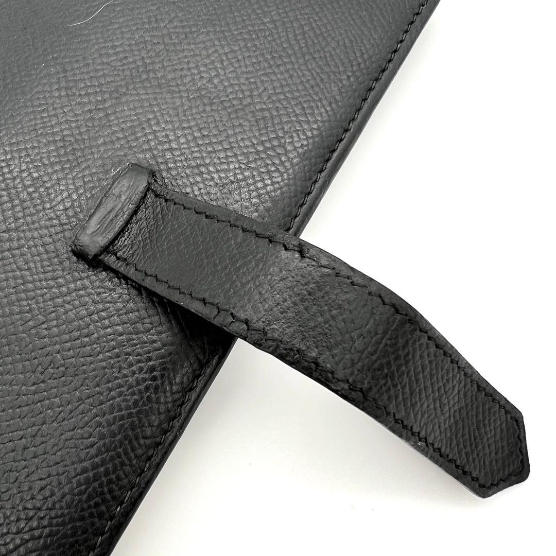 エルメス HERMES べアン クラシック エプソン ブラック シルバー