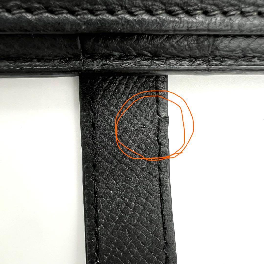 エルメス HERMES べアン クラシック エプソン ブラック シルバー