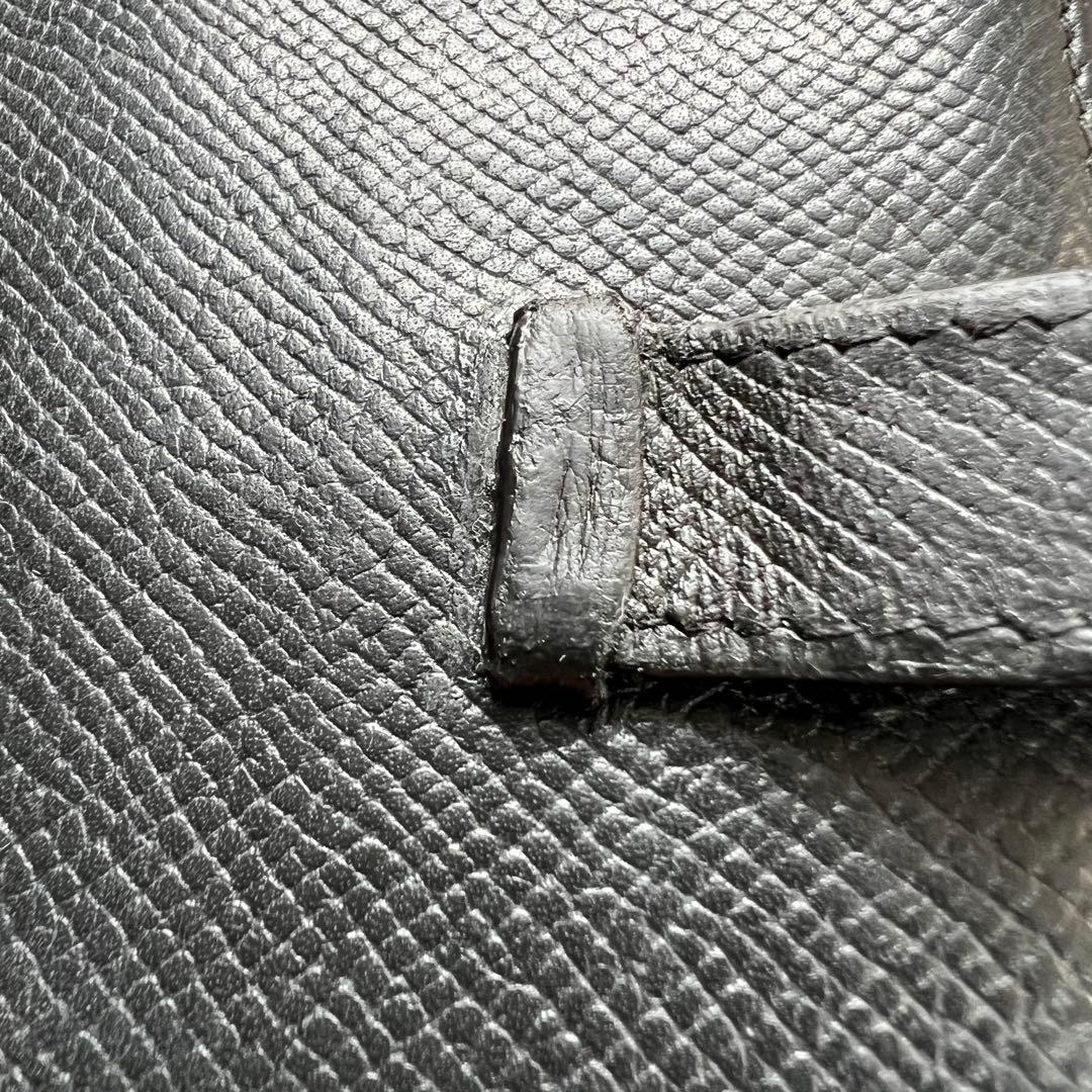 エルメス HERMES べアン クラシック エプソン ブラック シルバー