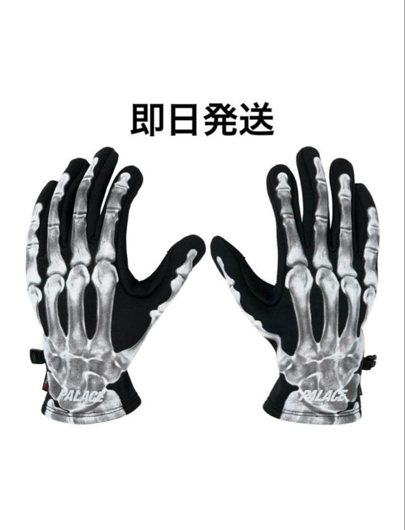 小物 Palace Polartec Boney Gloves BLACK L/XL