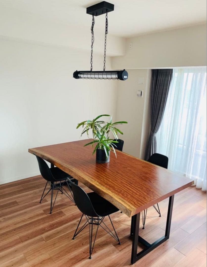 【価格相談応】アトリエ木馬 一枚板ダイニングテーブル