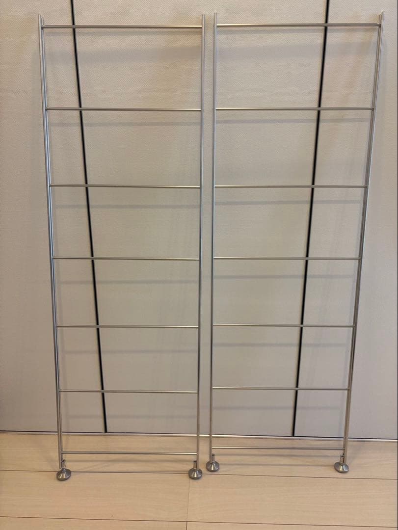 無印良品　ステンレスユニットシェルフ　追加用帆立　中　2セット