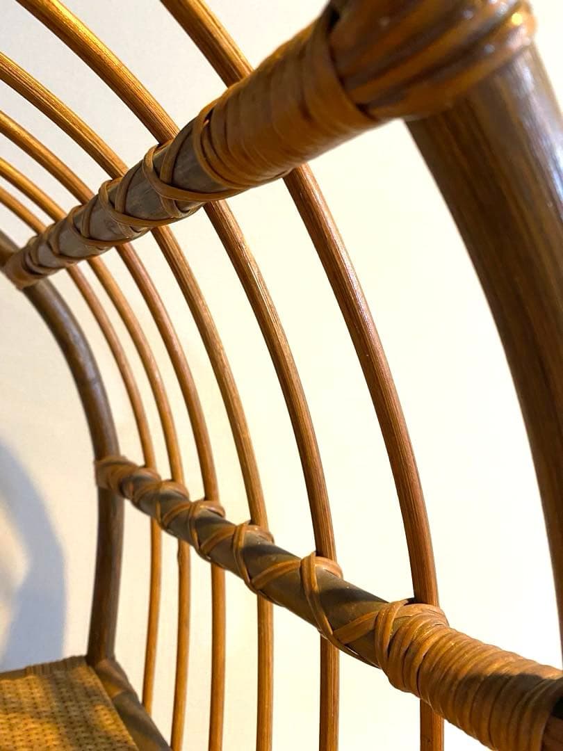 ラタン✴︎アーチ型✴︎オープンシェルフ✴︎アンティーク✴︎4段✴︎インテリア✴︎冬の模様替え