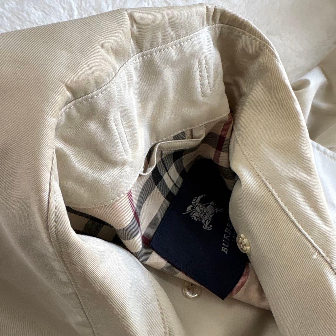 バーバリーロンドン　トレンチコート　ノバチェック　ベージュ　46 3XL