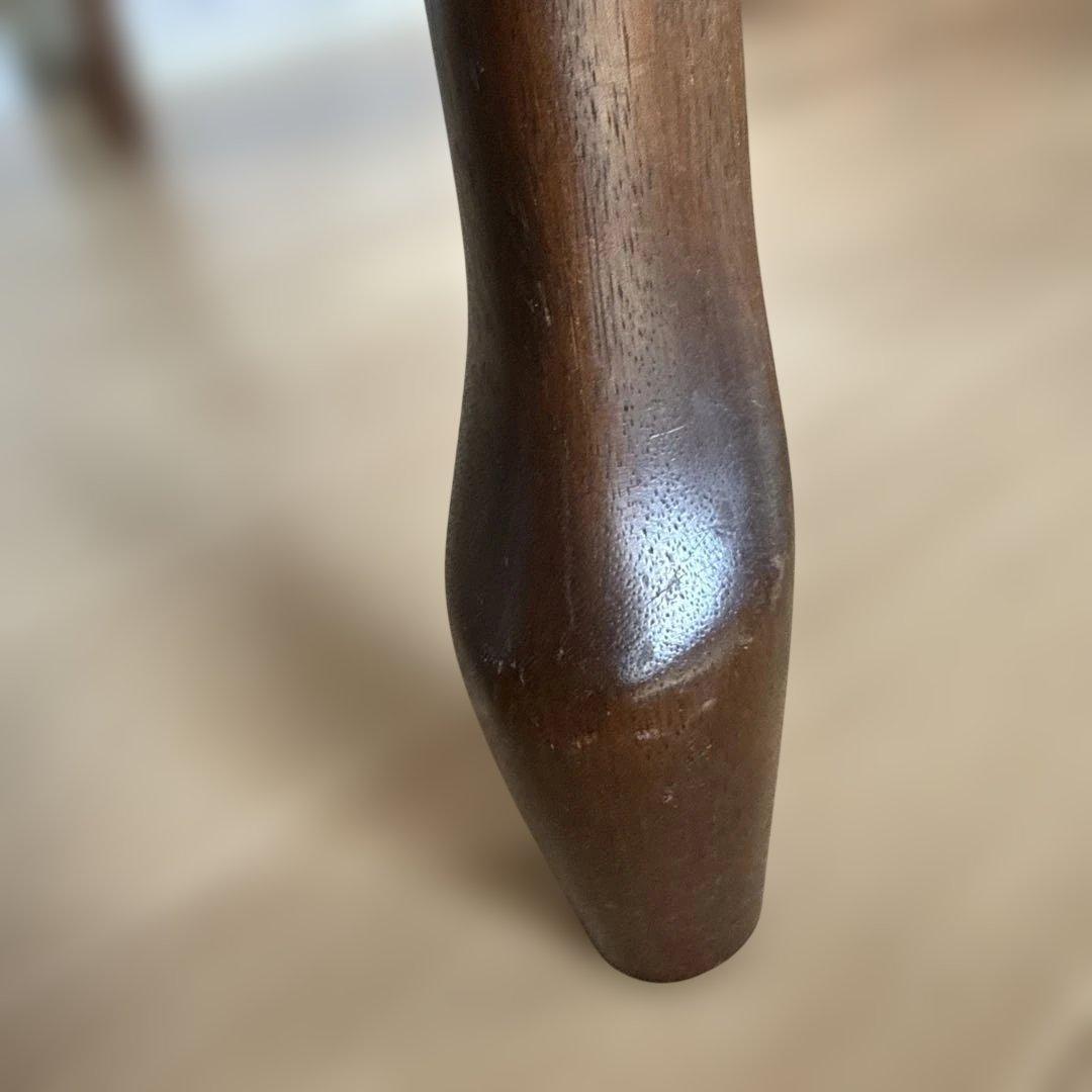 昭和レトロ マルニ 木製オーバル 伸縮式ダイニングテーブル 楕円形アンティーク