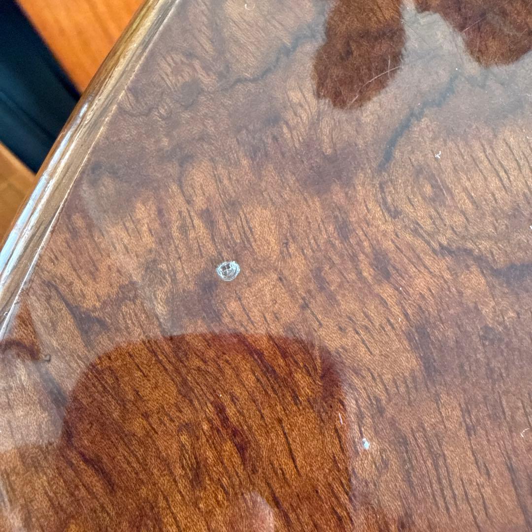 昭和レトロ マルニ 木製オーバル 伸縮式ダイニングテーブル 楕円形アンティーク