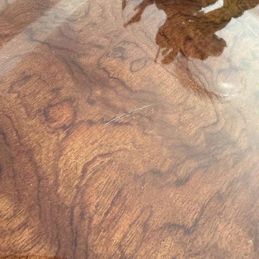 昭和レトロ マルニ 木製オーバル 伸縮式ダイニングテーブル 楕円形アンティーク