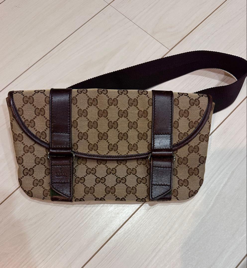 GUCCI GGパターン ウエストポーチ