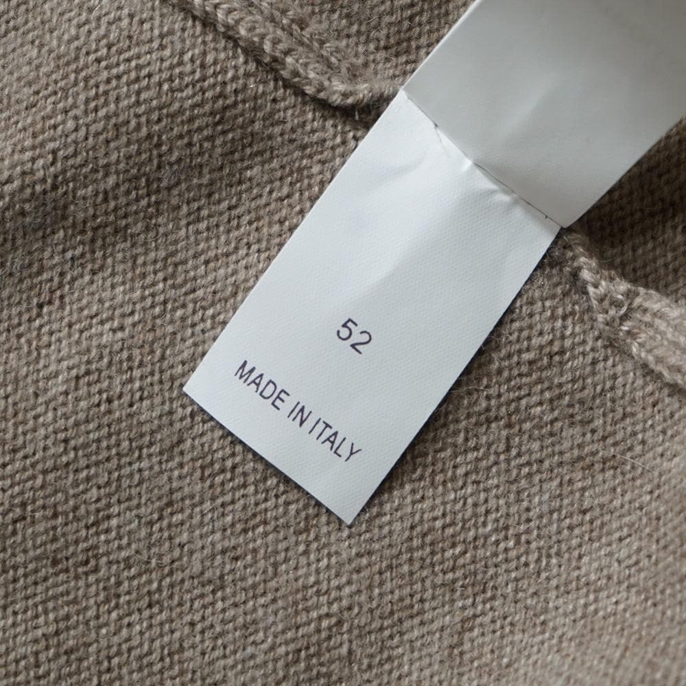 未使用級 ブルネロクチネリ カシミア100％ ニットカーディガン 52
