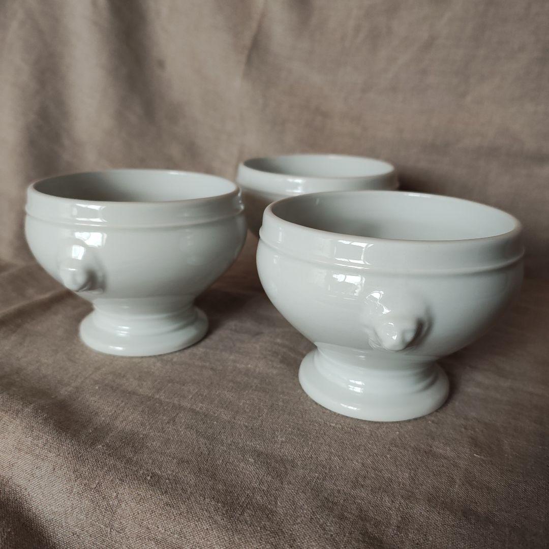 アピルコ　ライオンヘッド　スープボウル 3個セット