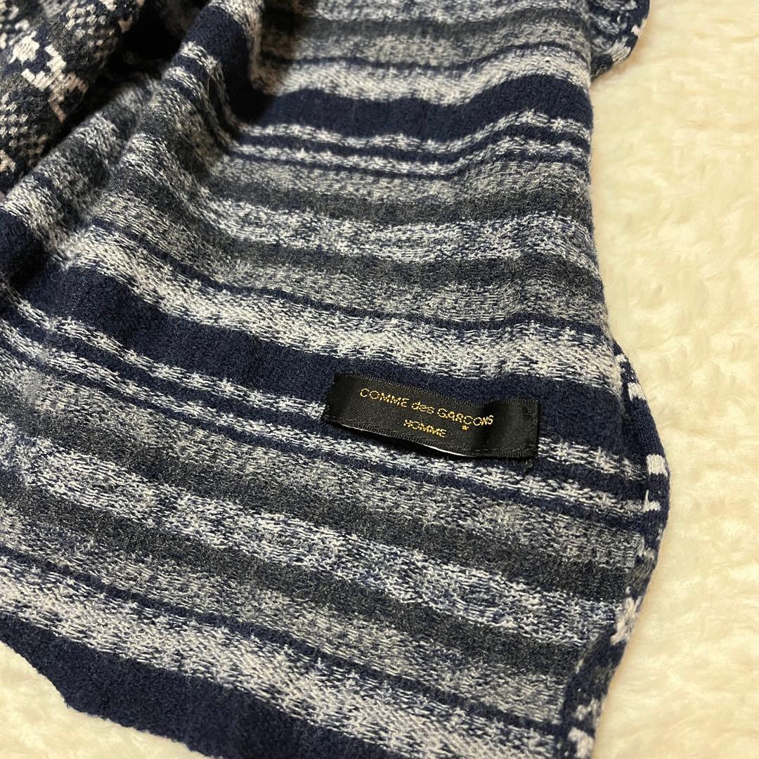 田中オムCOMME des GARÇONS HOMME ノルディック柄マフラー