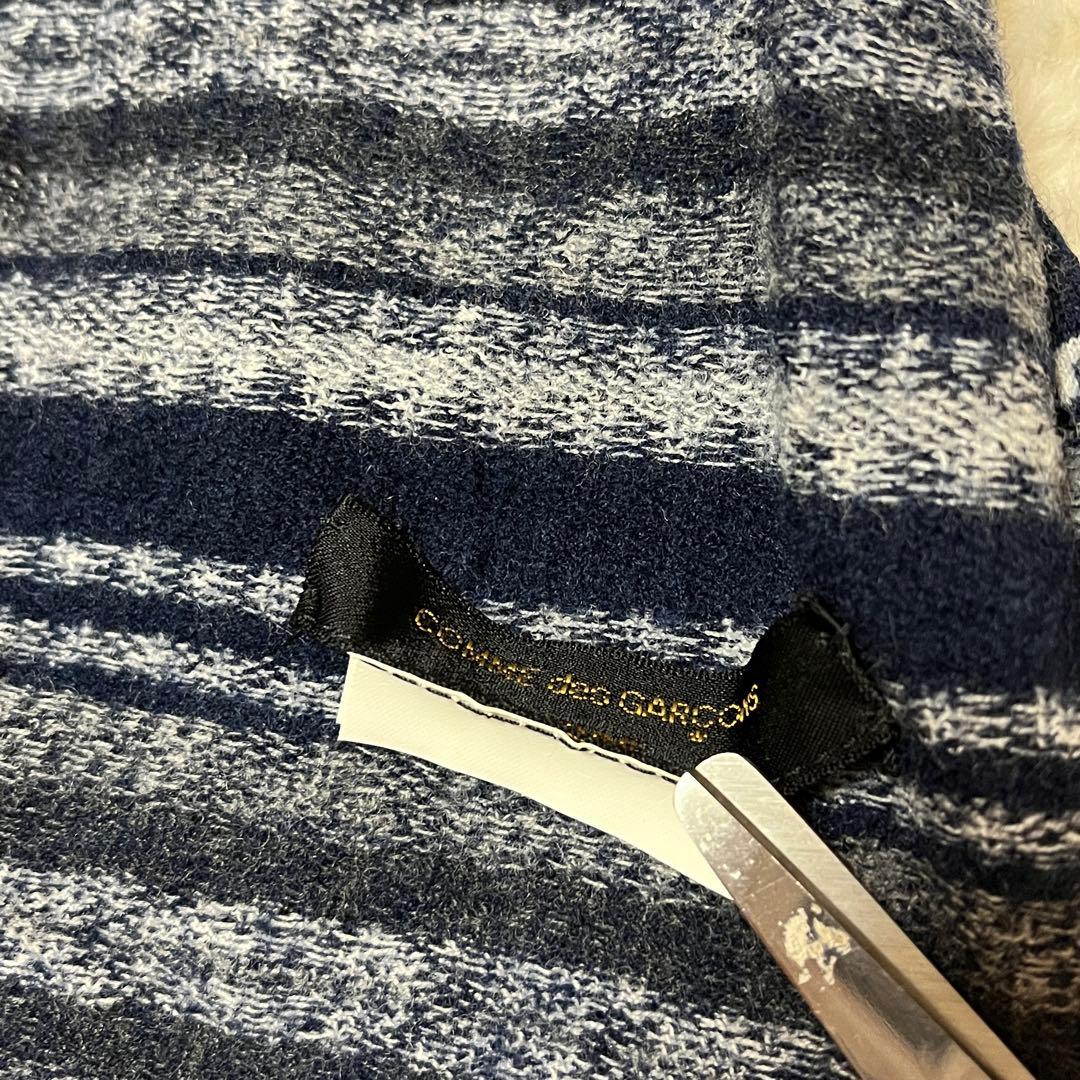 田中オムCOMME des GARÇONS HOMME ノルディック柄マフラー